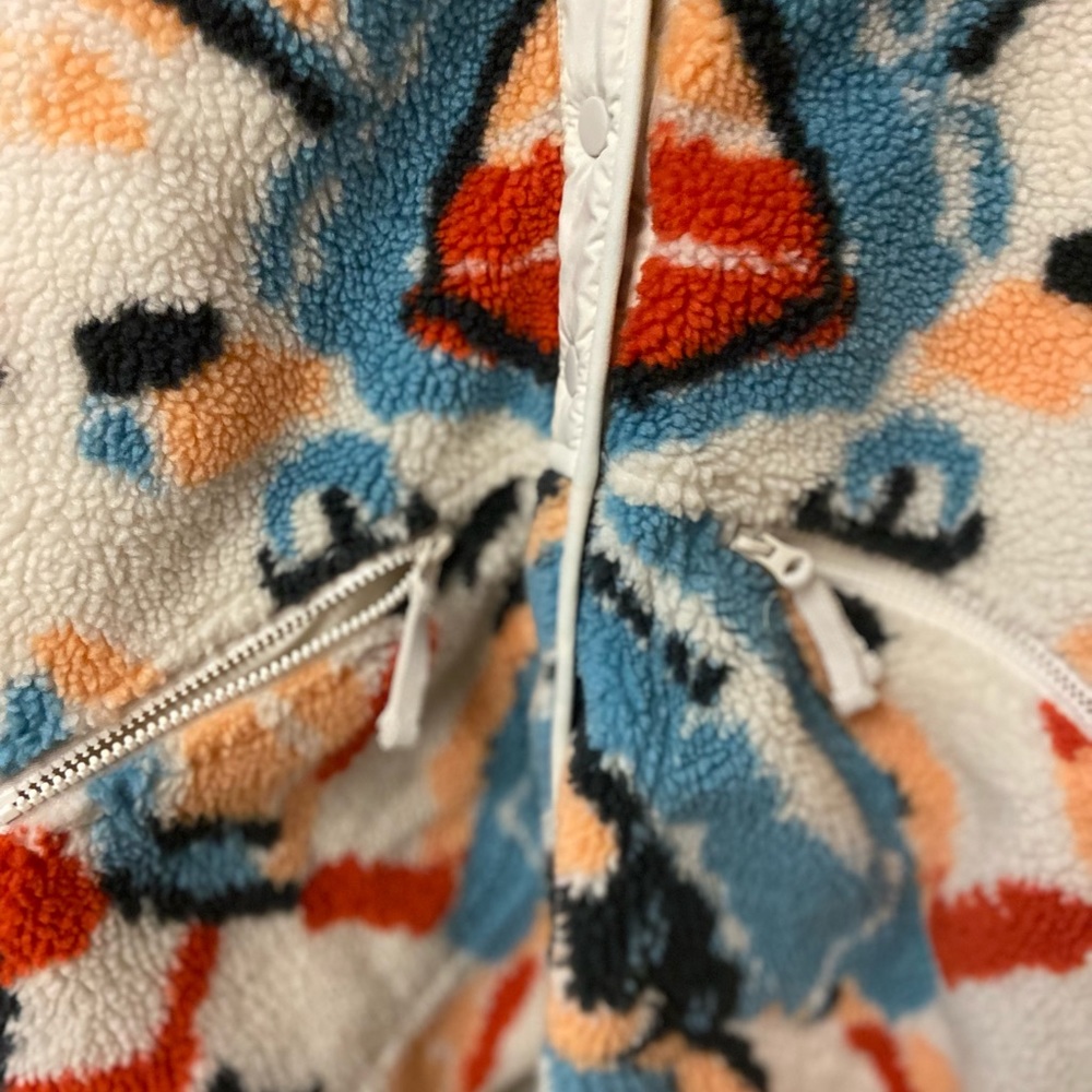 🌸FREE PEOPLE HIT the slopes  Printed Fleece Jacket🌸 - Picture 9 of 10